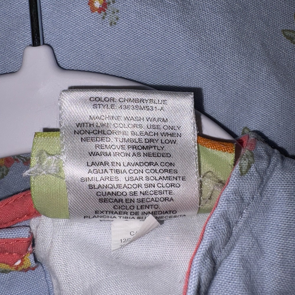 Penelope Mack Girls Chambray Floral Size 4T Dress Cottagecore Casual Chic Preppy - Picture 5 of 6